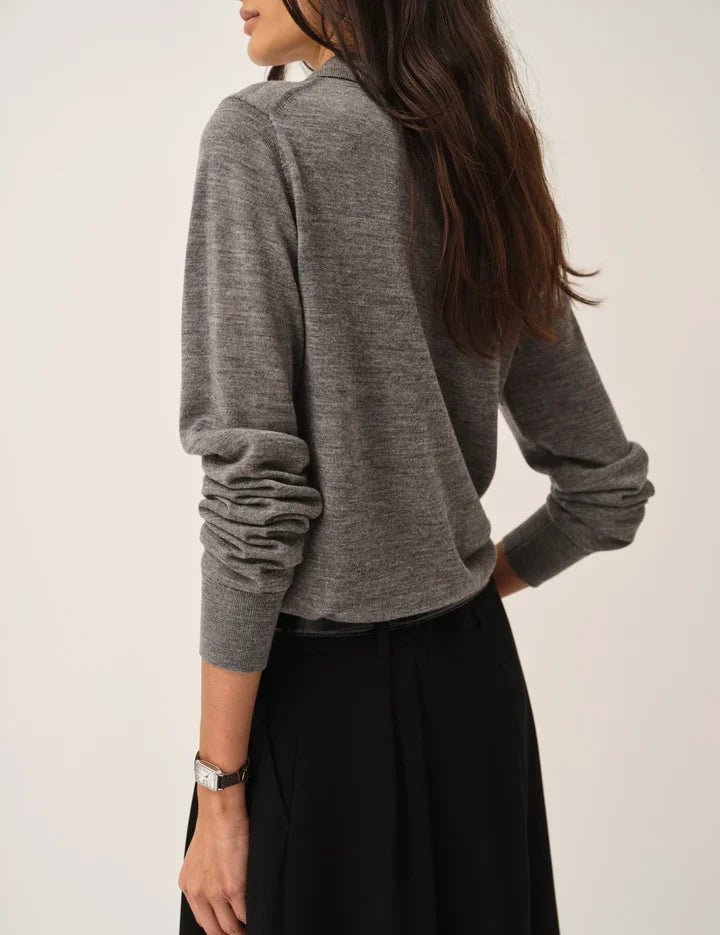The Garment - Polo - Grey Melange - Bergen, billede 5