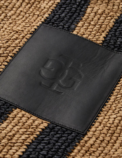 The Garment - Strandtaske - Natural/black - Raffia 22576