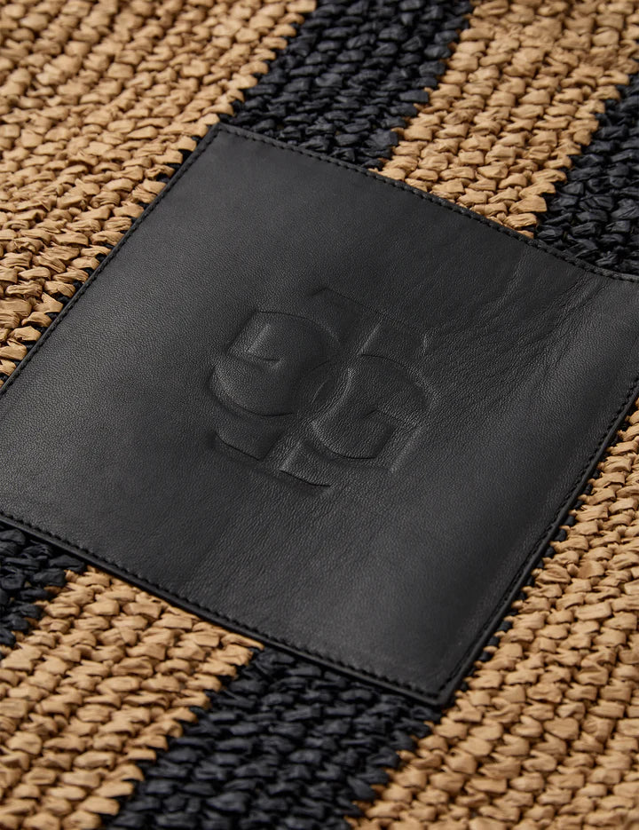 The Garment - Strandtaske - Natural/black - Raffia 22576