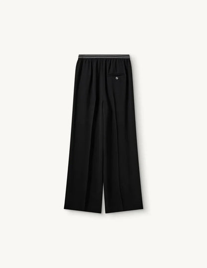 The Garment - Bukser - Black - Crepe Logo Pants