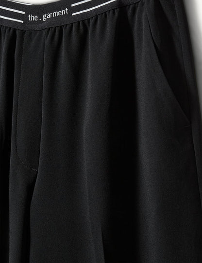 The Garment - Bukser - Black - Crepe Logo Pants