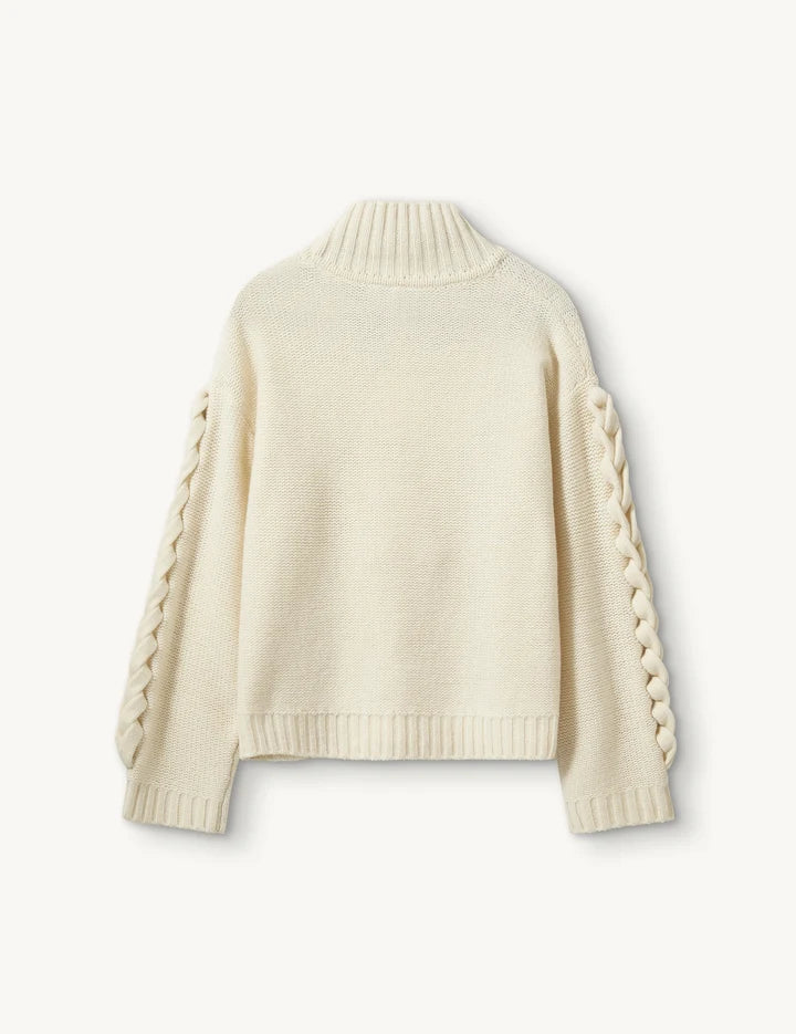 The Garment - Sweater - Cream - Como Braid