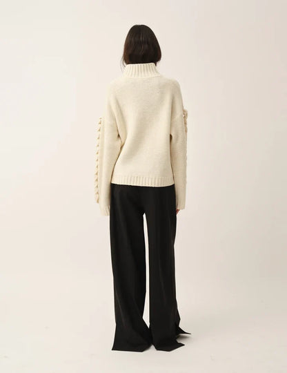 The Garment - Sweater - Cream - Como Braid