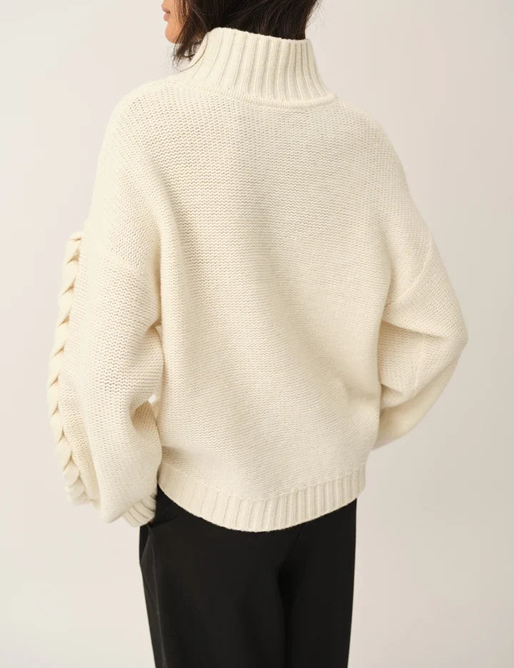 The Garment - Sweater - Cream - Como Braid