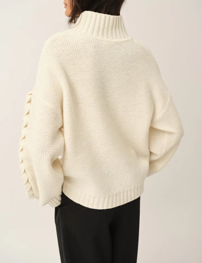 The Garment - Sweater - Cream - Como Braid