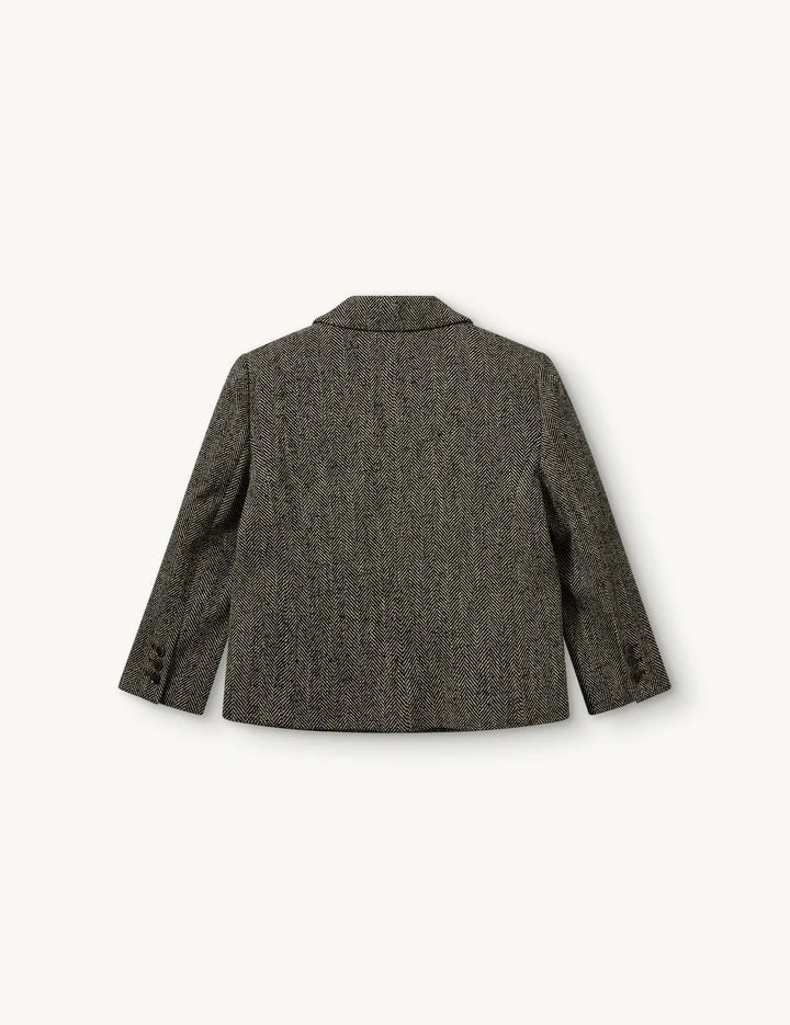 The Garment - Blazer - Black/Brown Herringbone - York Fitted Jacket
