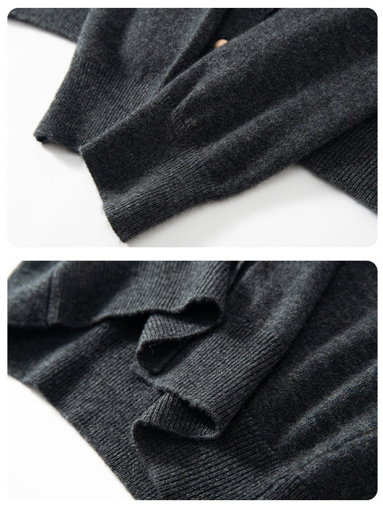 The Collection - Cashmere Cardigan - Dark Grey - Celine (Preorder uge 9)