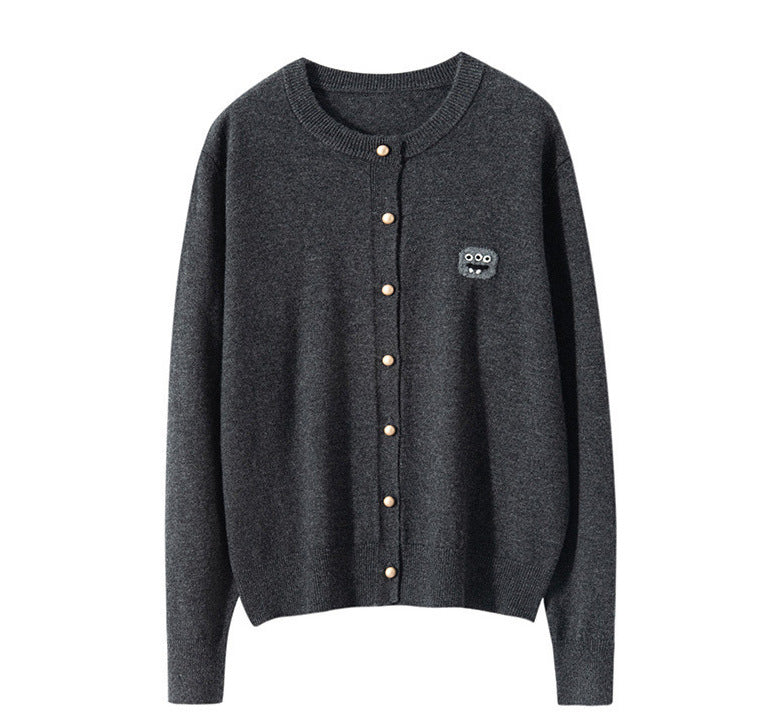 The Collection - Cashmere Cardigan - Dark Grey - Celine (Preorder uge 9)