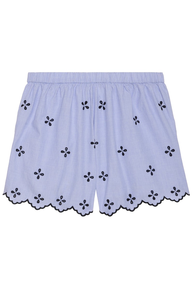 Sissel Edelbo - Shorts - Blue Chambray - Tone