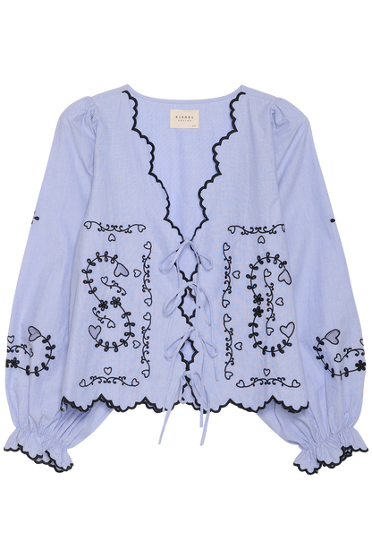 Sissel Edelbo - Top - Blue Chambray - Tone
