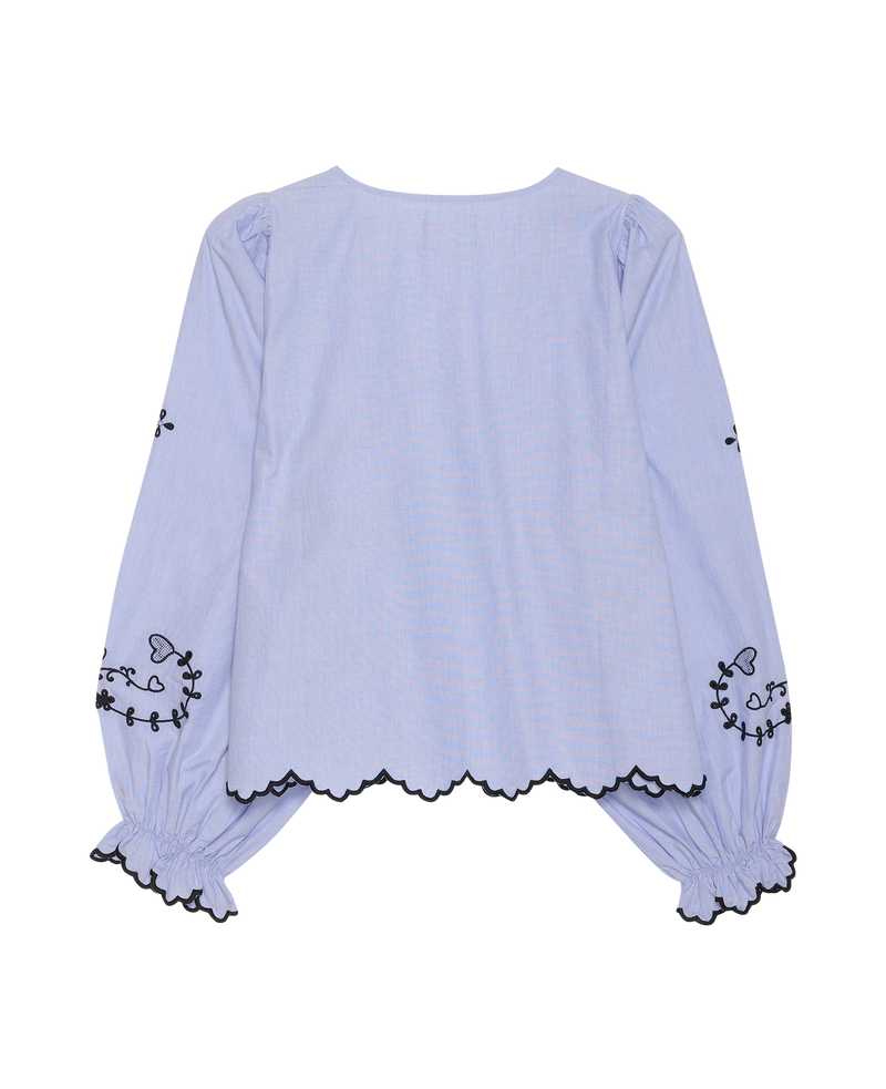 Sissel Edelbo - Top - Blue Chambray - Tone