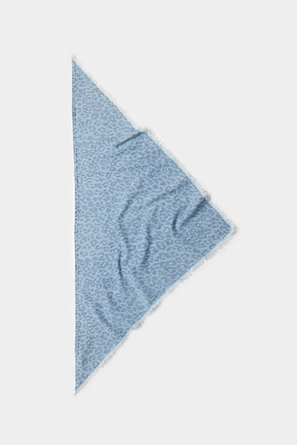 Lala Berlin - Halstørklæde - Denim - Washed blue Leo - Triangle Toni sss