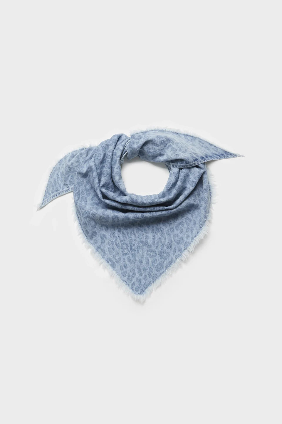 Lala Berlin - Halstørklæde - Denim - Washed blue Leo - Triangle Toni sss