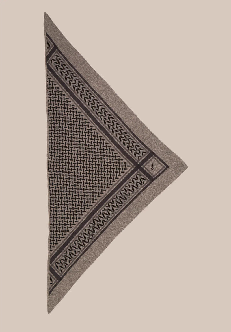 Lala Berlin - Cashmere tørklæde - Stradivari Dark Brown melange - Trinity Classic M