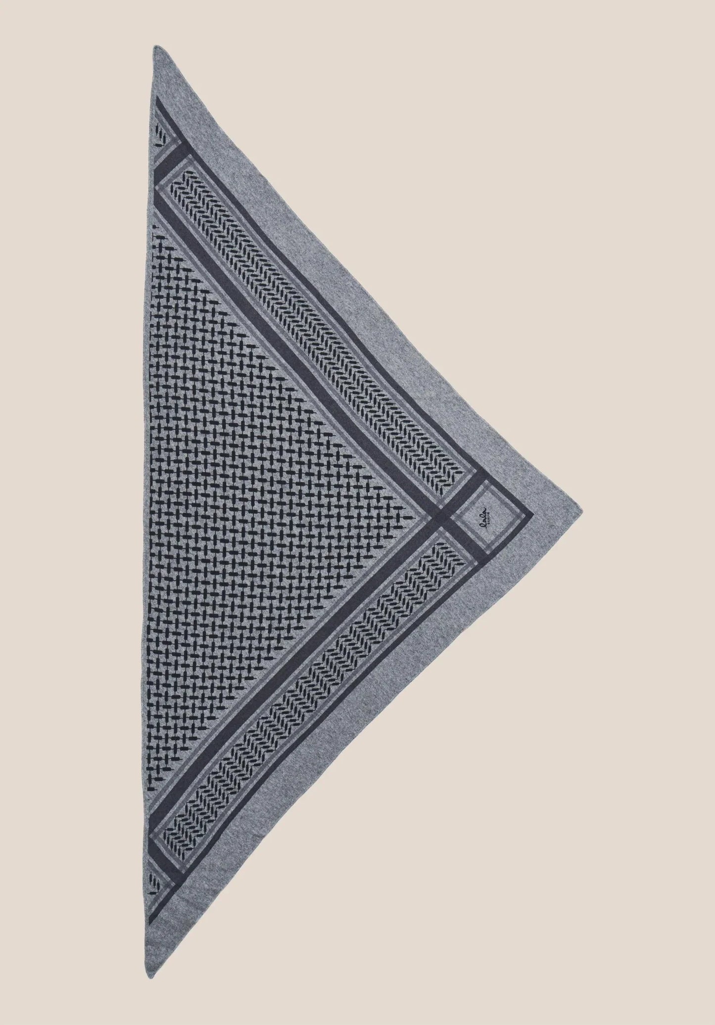 Lala Berlin - Cashmere tørklæde - City middlegrey melange - Trinity Classic M