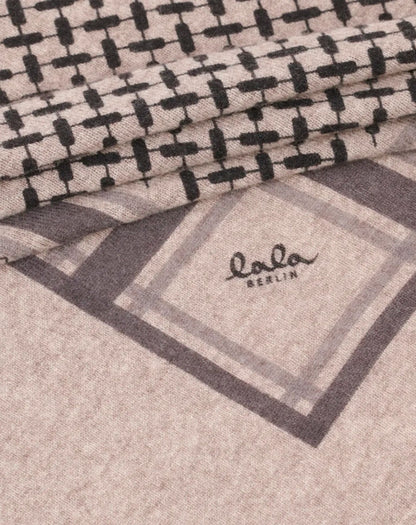 Lala Berlin - Cashmere tørklæde - Dune beige - Trinity Classic XS