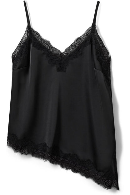Sofie Schnoor - Satin Top - Black - Leona
