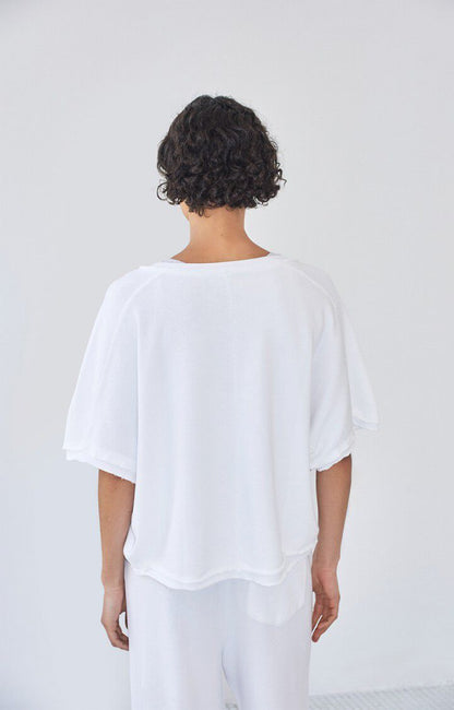 American Vintage - T-shirt - Blanc Vintage - Vibtown