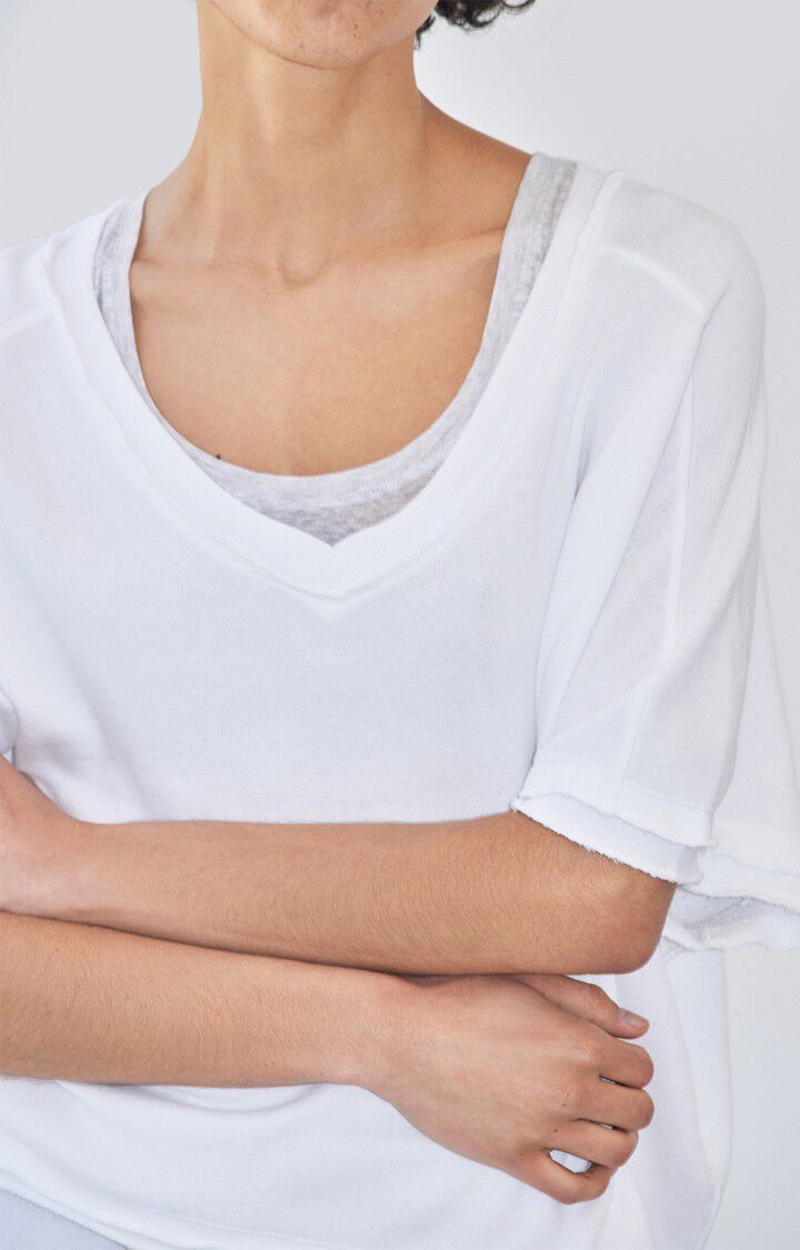 American Vintage - T-shirt - Blanc Vintage - Vibtown