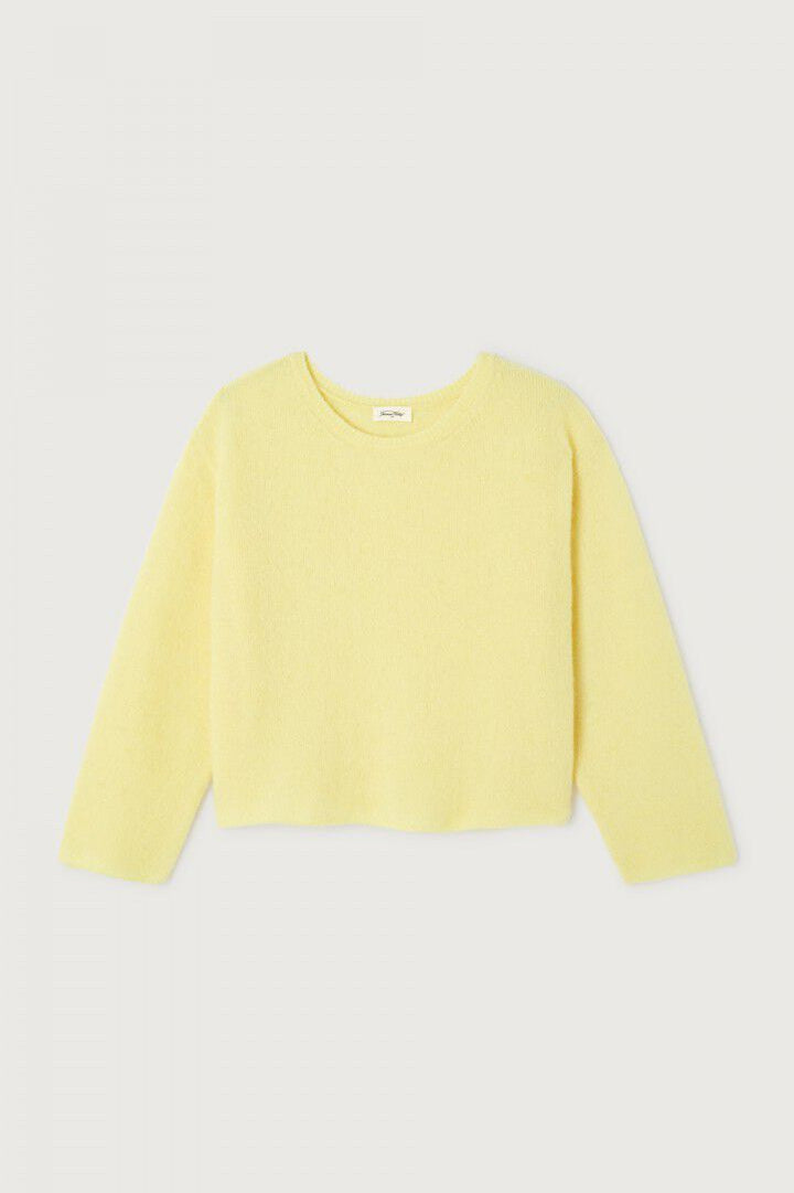 American Vintage - Striktrøje - Lemon Tree Melange - Vitow