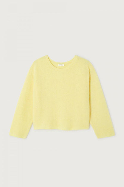 American Vintage - Striktrøje - Lemon Tree Melange - Vitow