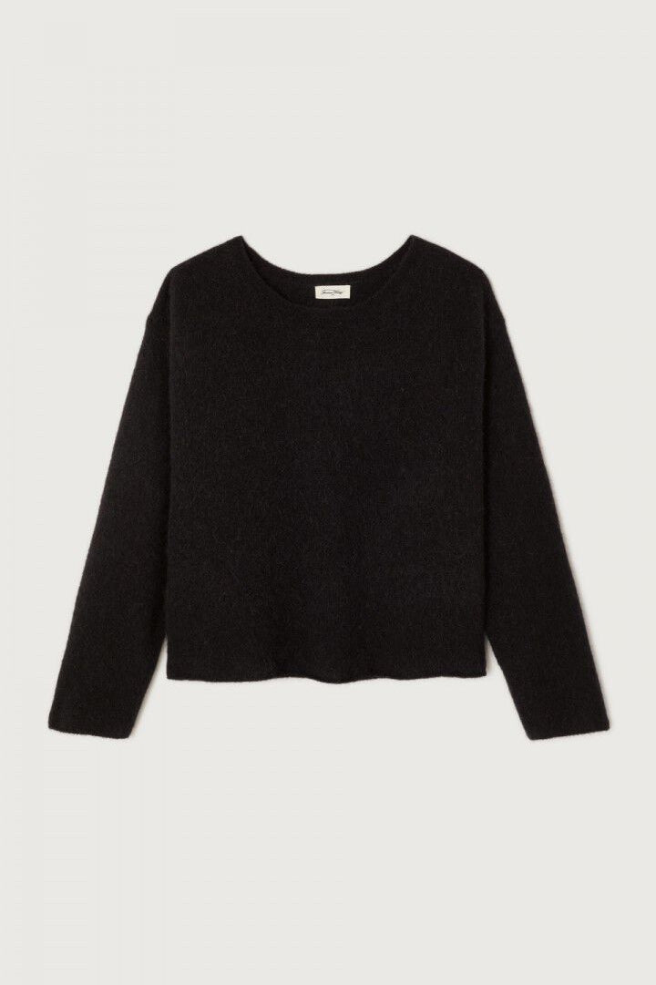 American Vintage - Striktrøje - Black - Vitow