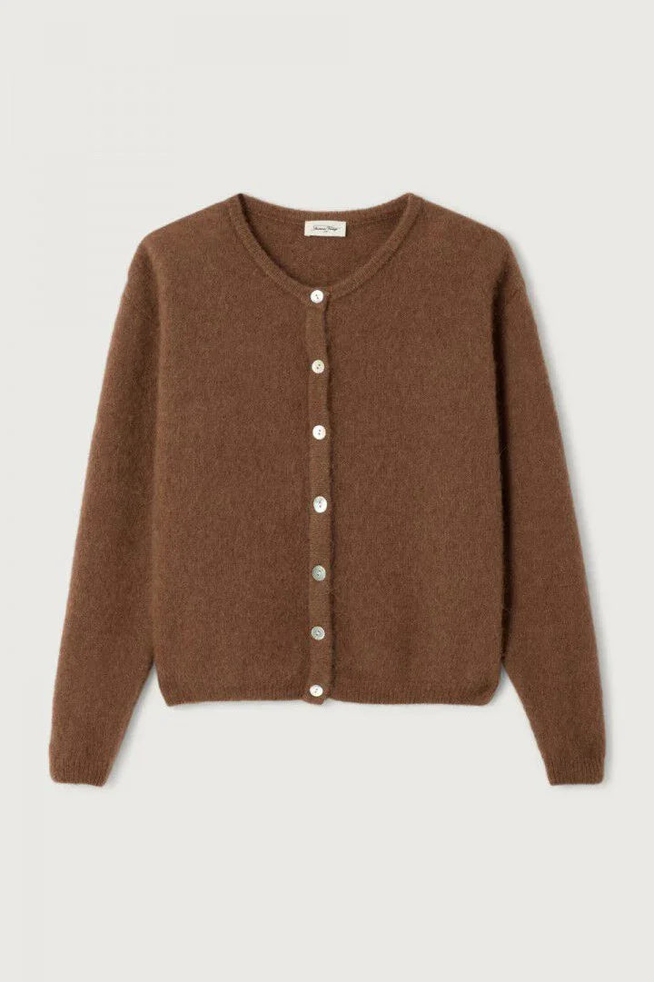 American Vintage - Cardigan - Chocolate - Vitow