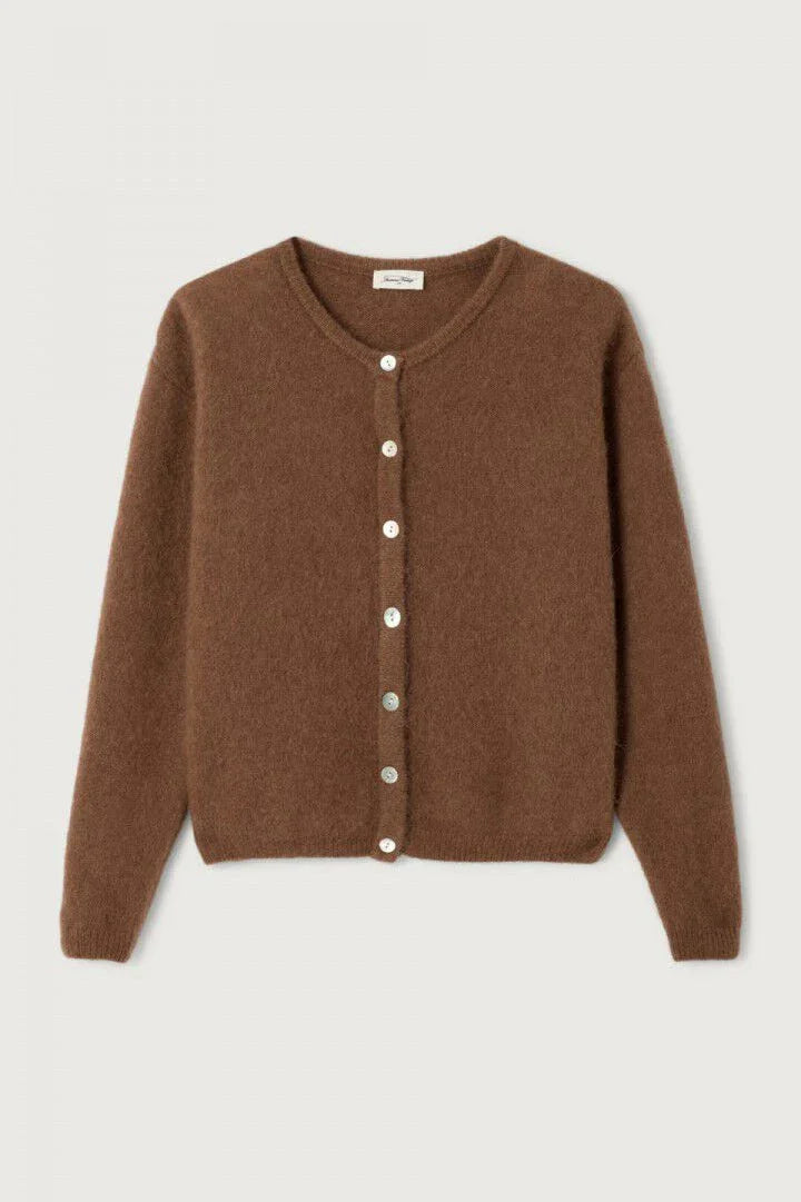 American Vintage - Cardigan - Chocolate - Vitow