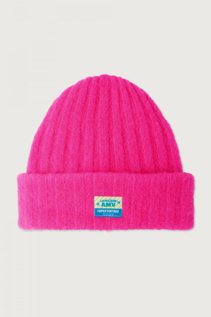 Vitow hue i Neon Pink Melange fra American Vintage