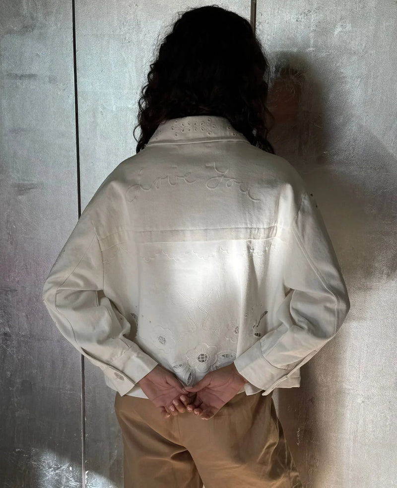 Sissel Edelbo - Jakke - White Napkin - Vintage