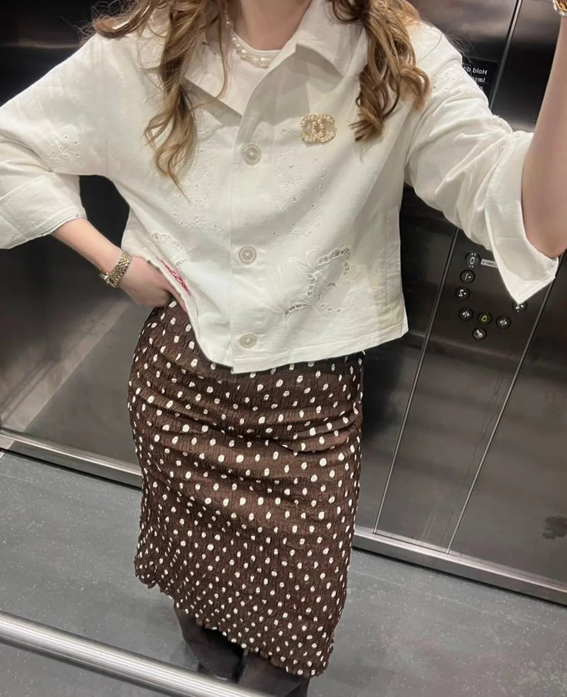 Sissel Edelbo - Jakke - White Napkin - Vintage