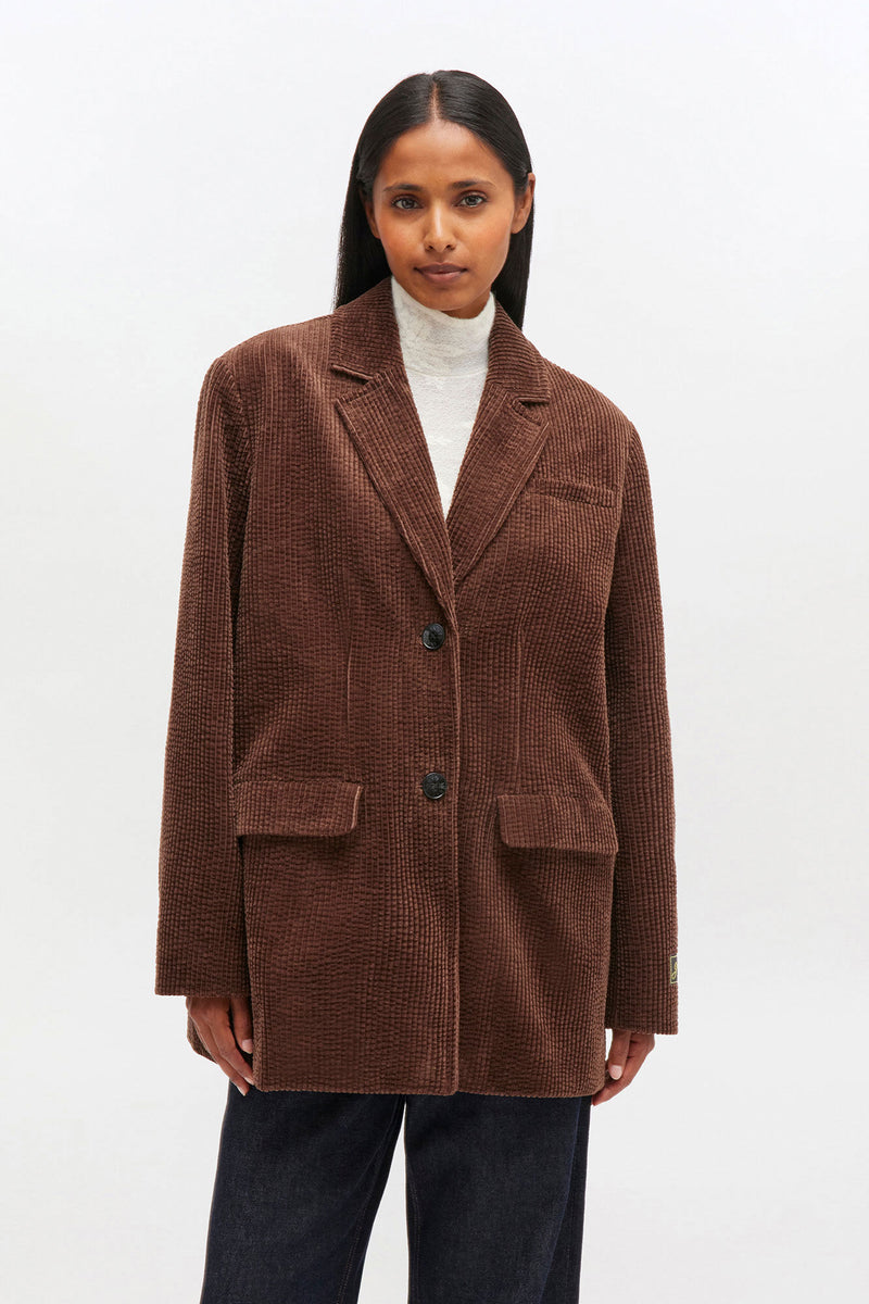 Ganni - Blazer - Chicory Coffee - Corduroy W0769