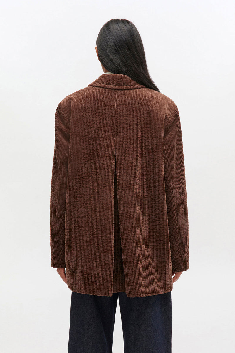 Ganni - Blazer - Chicory Coffee - Corduroy W0769