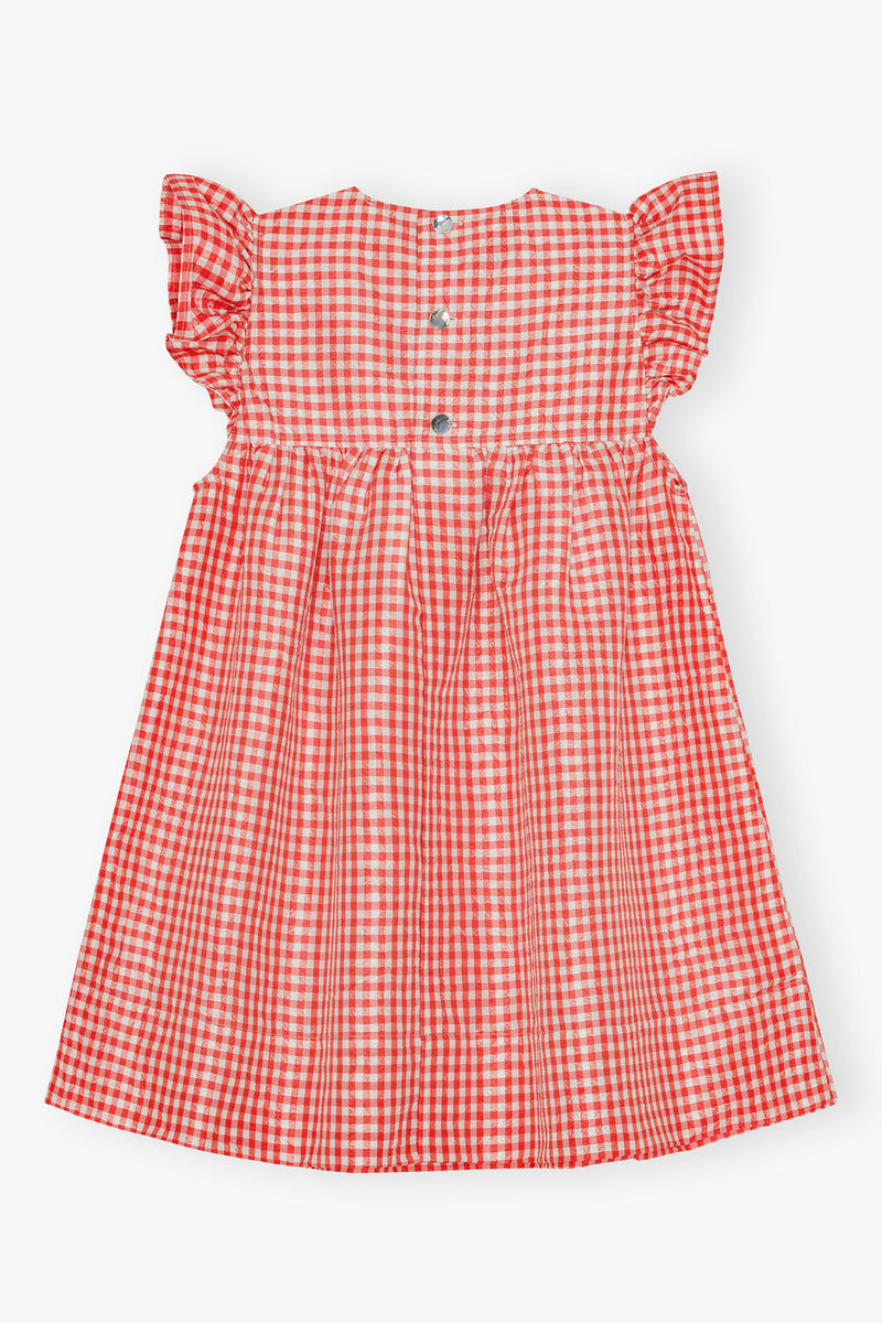 GANNI - Kjole - Red Alert - Taffeta W0844