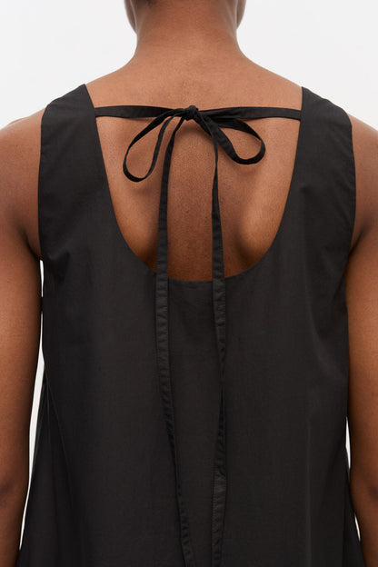 GANNI - Kjole - Black - Poplin mini W0905
