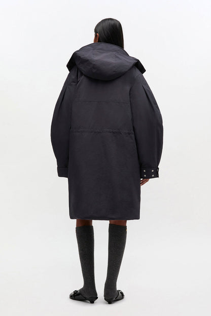 Ganni - Vinterjakke - Phantom - Tri-Layer Parka - W1012