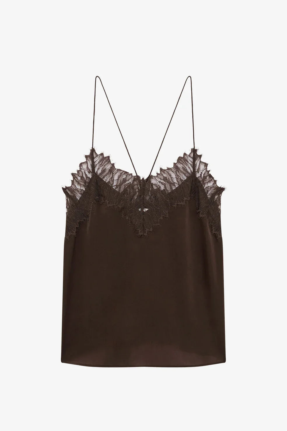 IRO - Top - 100% Silke - Mocha - Newin