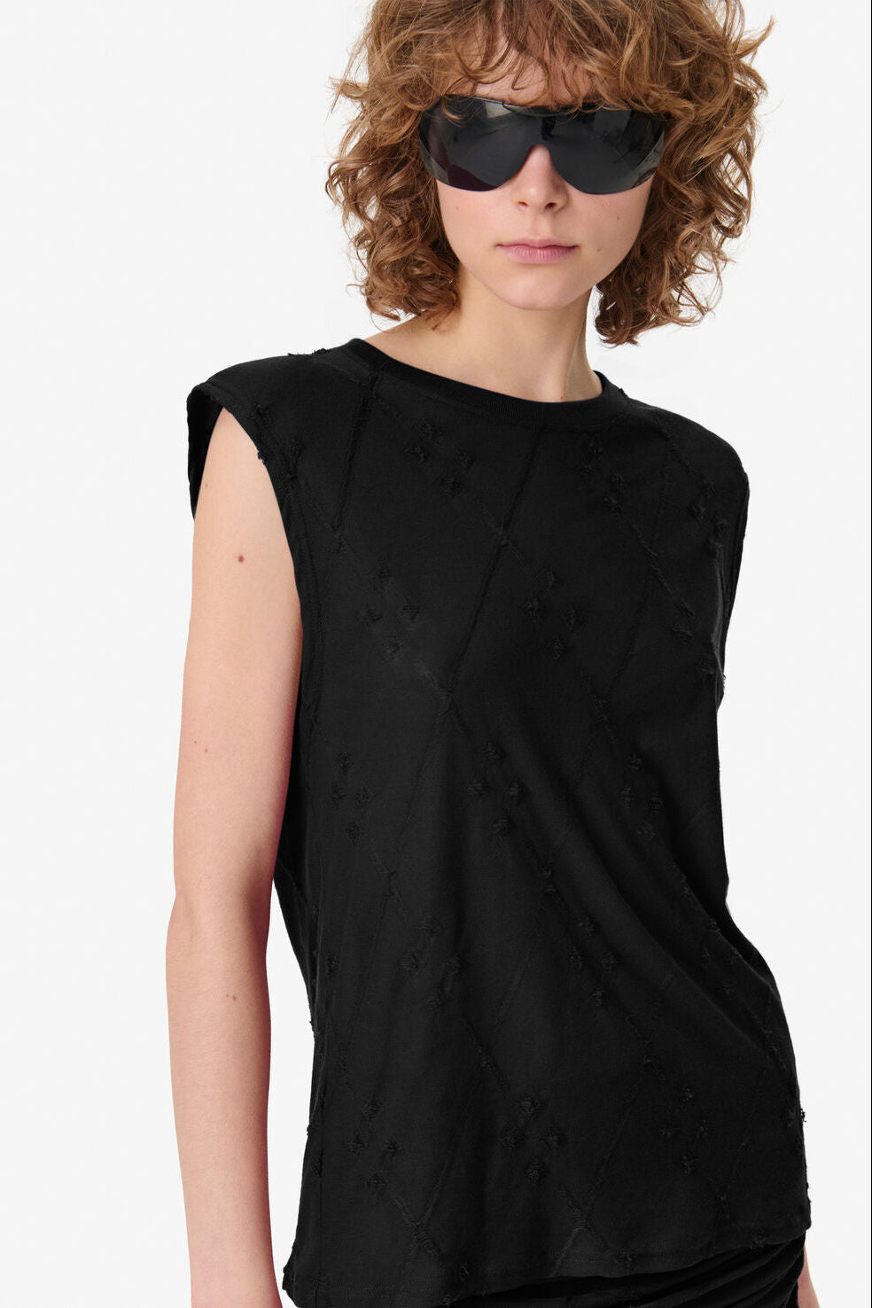 IRO - T-shirt - Black - Horphee