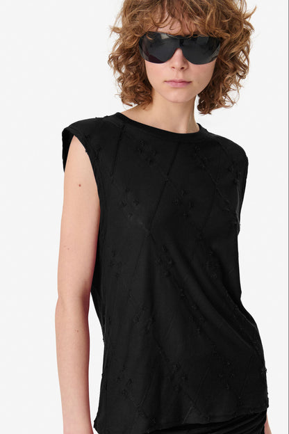 IRO - T-shirt - Black - Horphee