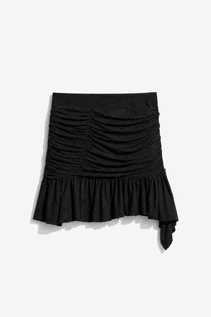 IRO - Nederdel - Sort - Hibiscus skirt