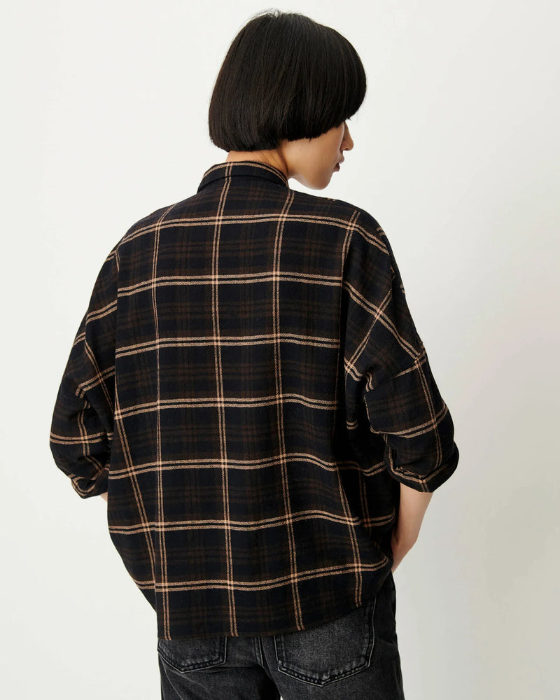 Sessùn - Skjorte - Navypatch - Deliwool