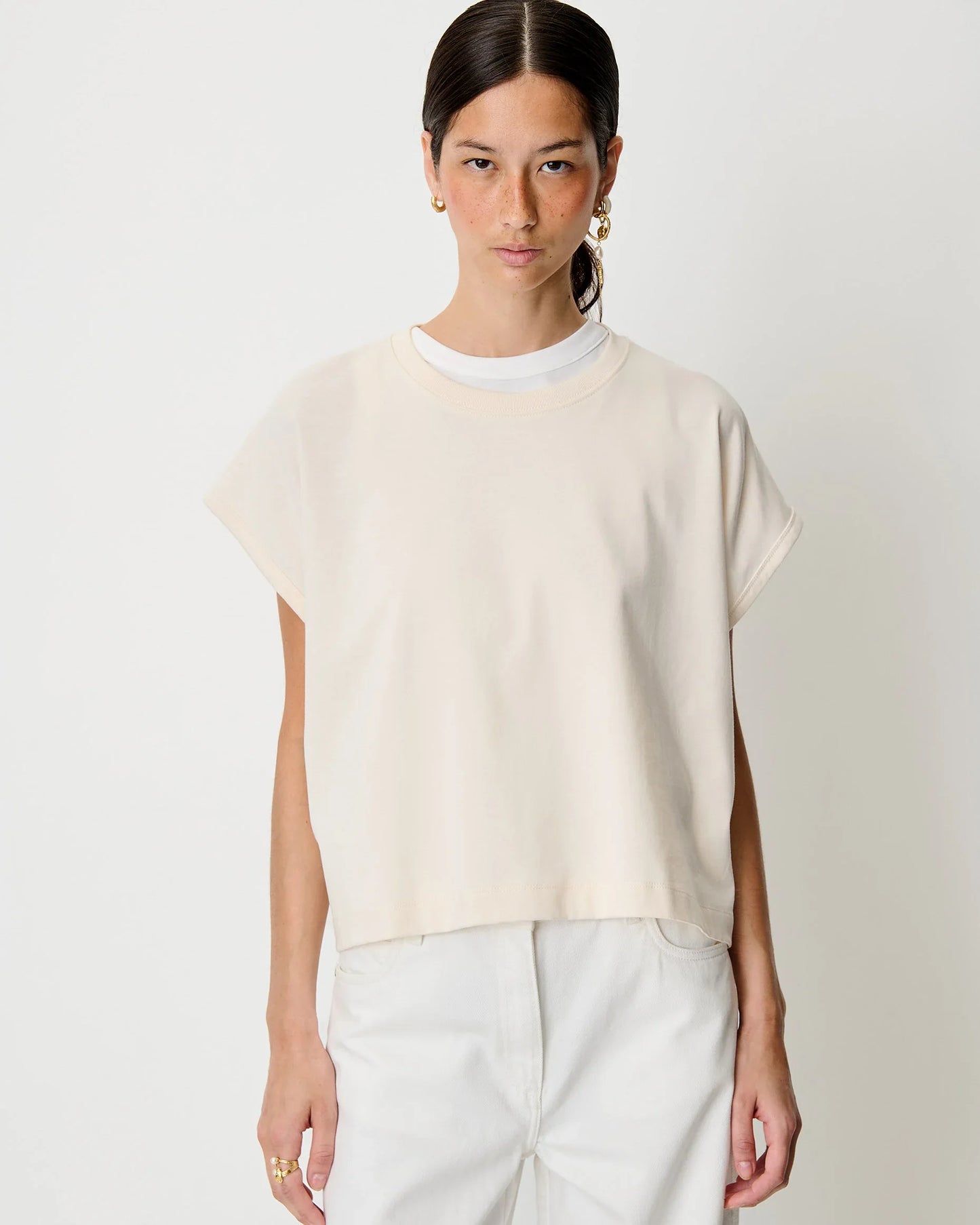 Sessùn - T-shirt - Fleur De Sel - Ernisto