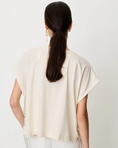Sessùn - T-shirt - Fleur De Sel - Ernisto