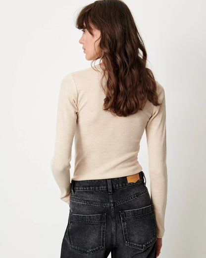 Sessùn - Langærmet T-Shirt - Almond - Rafter