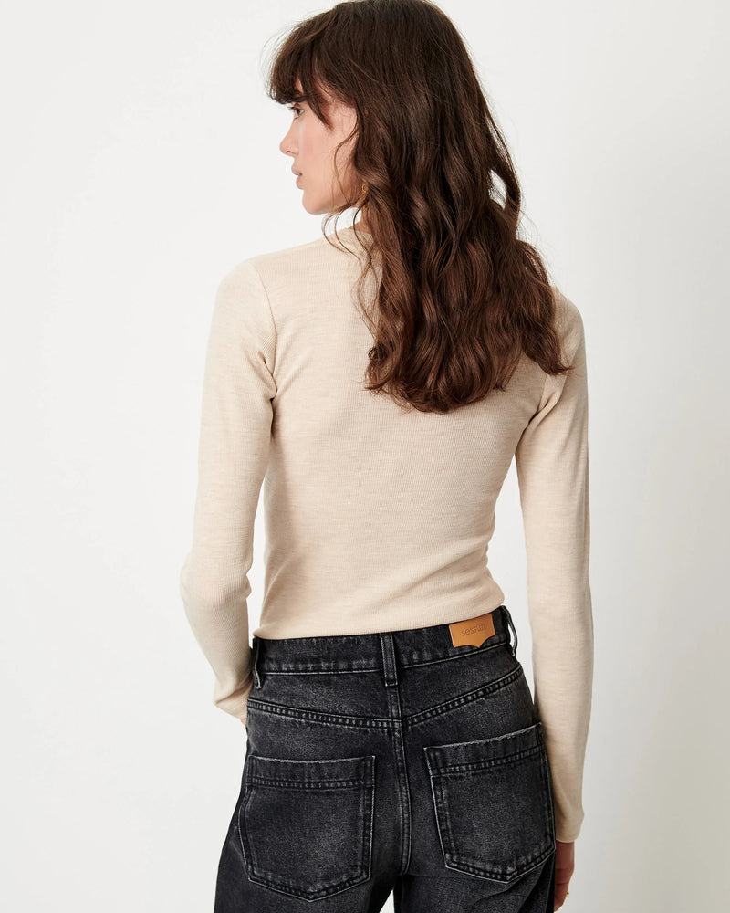 Sessùn - Langærmet T-Shirt - Almond - Rafter