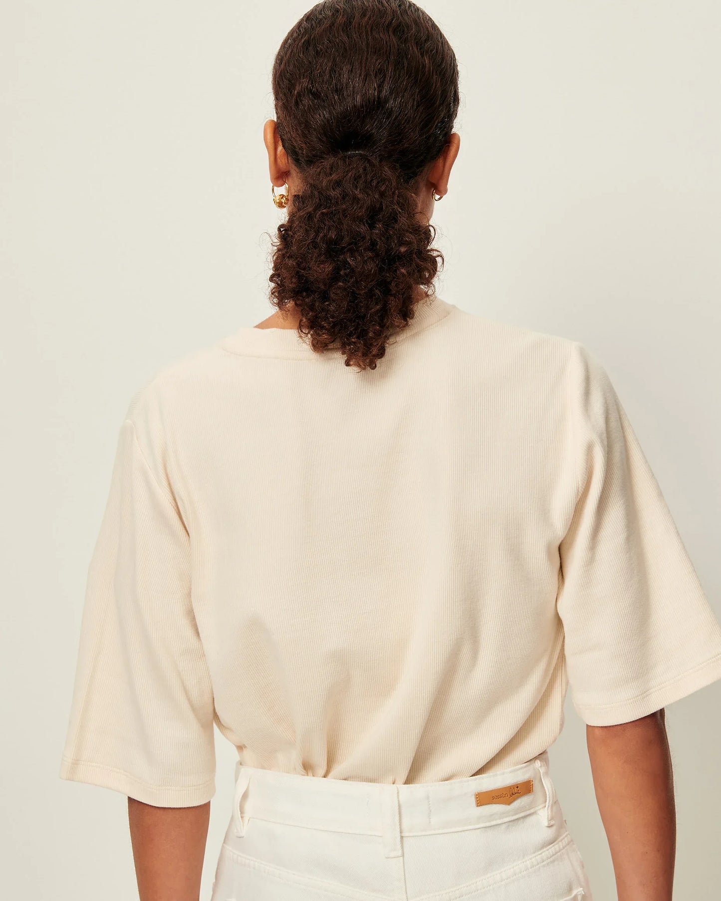 Sessun - T-shirt - Fleur de Sel - Serge co
