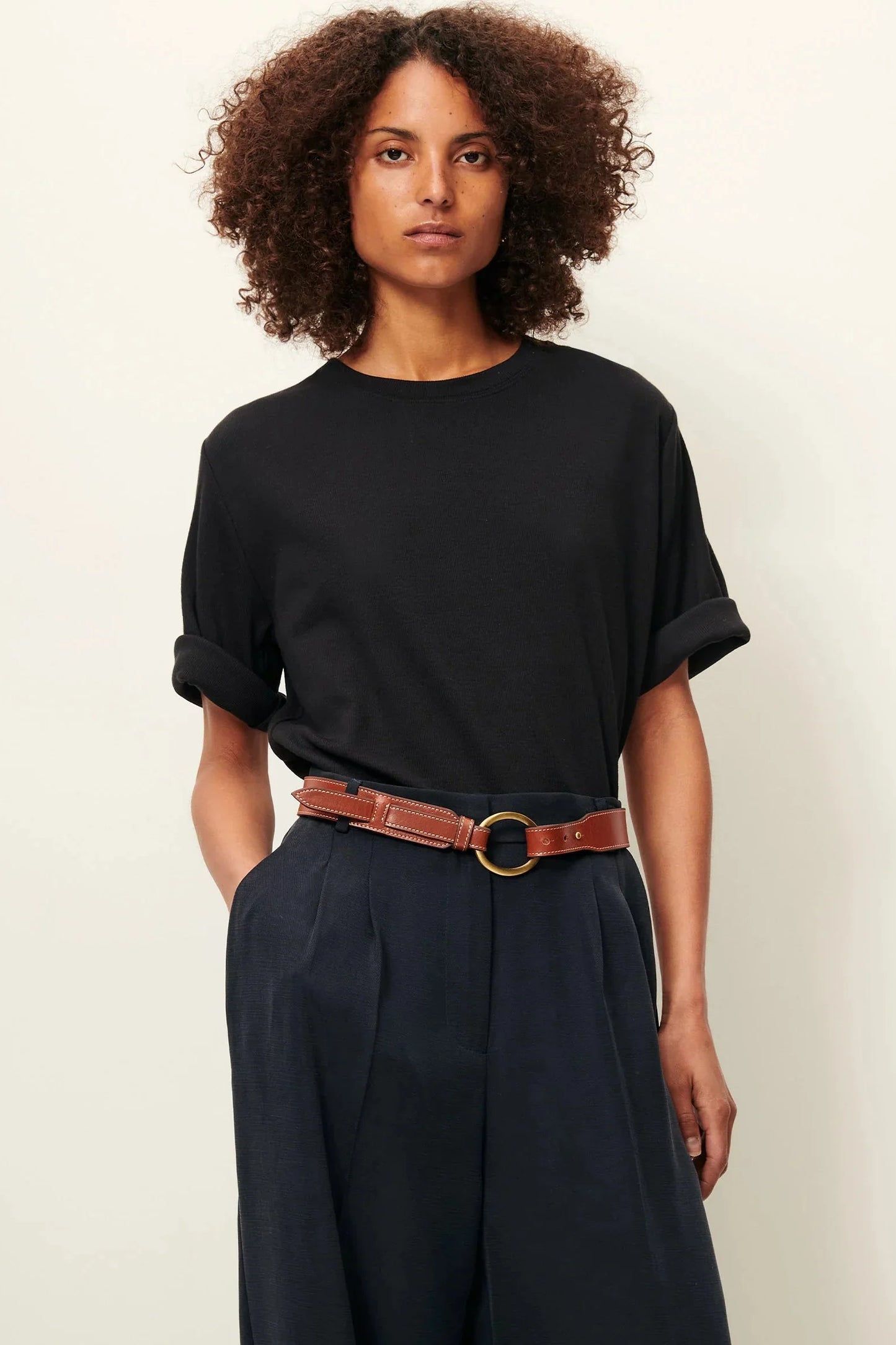 Sessun - T-shirt - Sort - Serge co