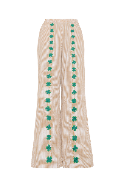 Sissel Edelbo - Bukser - Sand Stripes - Wenke