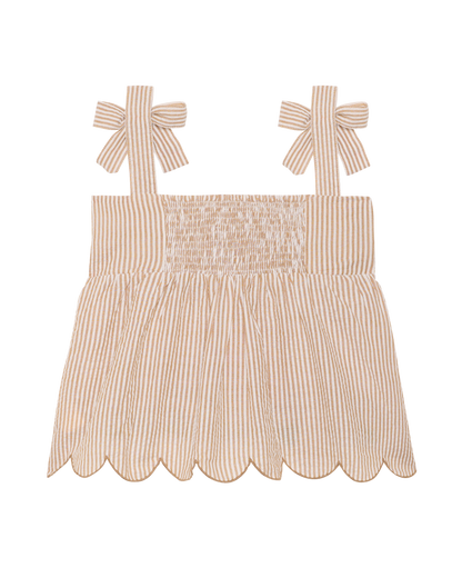 Sissel Edelbo - Top - Sand Stripes - Wenke