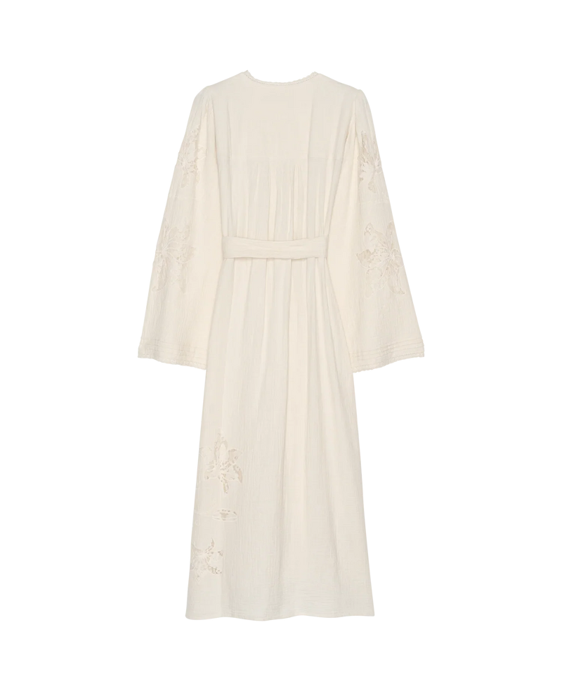 Sissel Edelbo - Kjole - Off white - Winfrey Wrap Dress